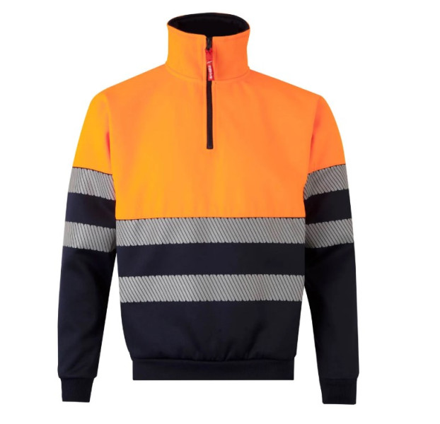 SUDADERA BICOLOR CREMALLERA RS